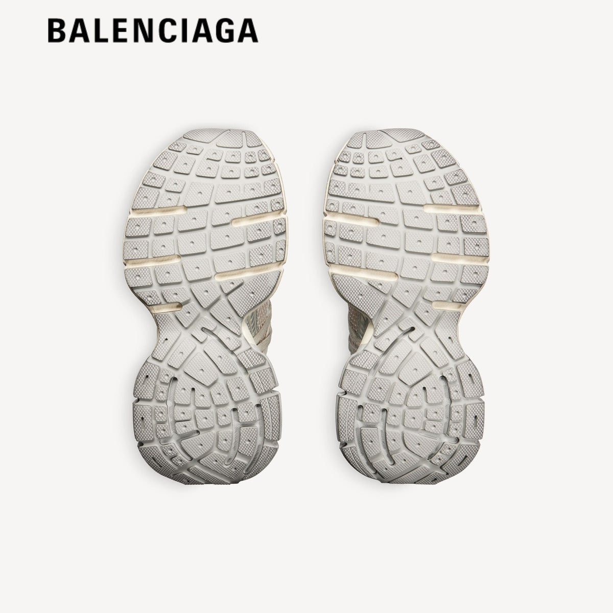 Balenciaga 3XL men's shoes  women sneakers Silver Beige