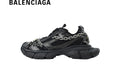 Balenciaga Runner men's shoes  women sneakers in Black with Chain Detail