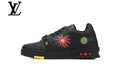 Louis Vuitton Trainer shoes for man  women Sneakers - Black Printed
