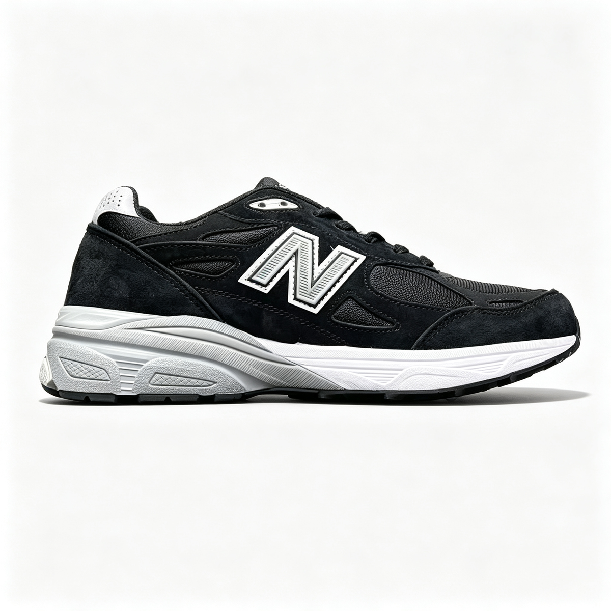 New Balance 990v3 Black White Made in USA Women's & Men's Retro Sneakers