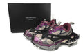 Balenciaga 3XL men's shoes Track Sneaker – Low-Top Chunky Sole balenciaga runners Grey-purple