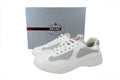 Prada America's Cup Sneakers slip ons womens  prada designer mens shoes Off-white / Whitish-gray