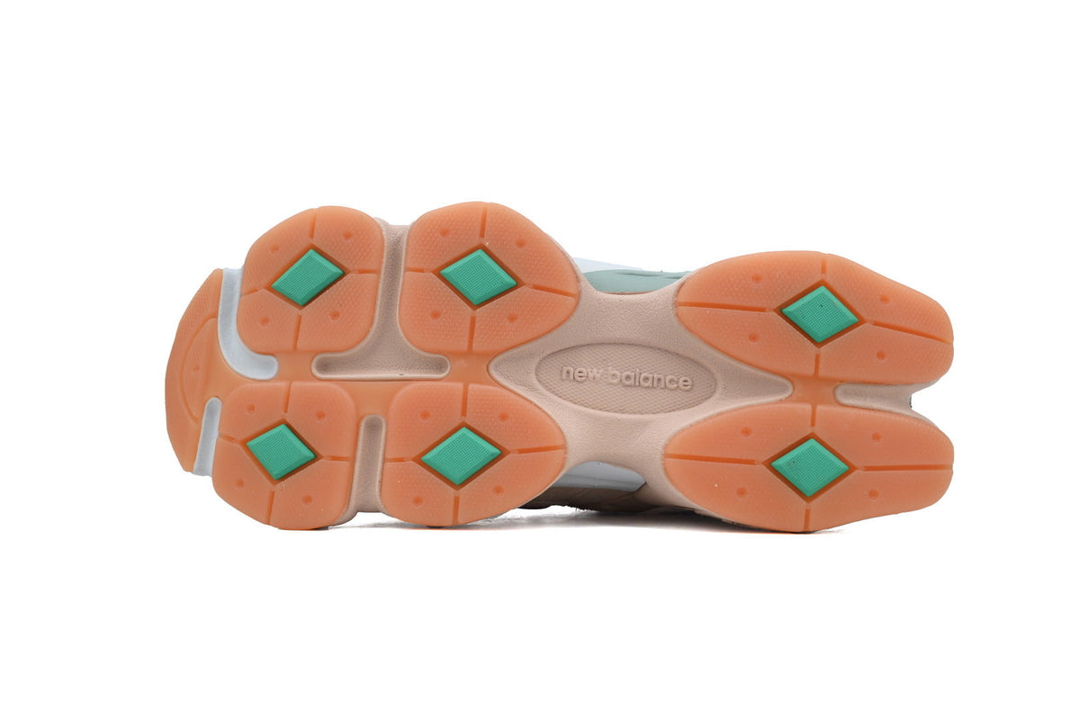 New Balance 9060 Women's & Men's Beige Pink Chunky Retro Sneakers