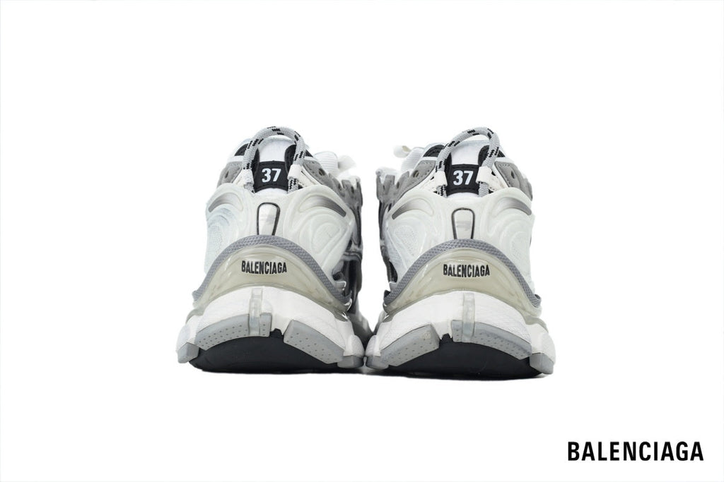 Balenciaga Runner men's shoes  women sneakers – White, Black & Grey