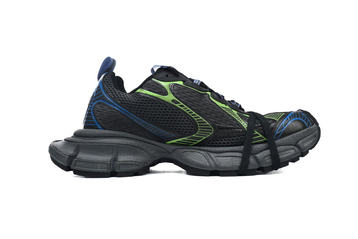 Balenciaga 3XL  men's shoes Track Sneaker – Low-Top Chunky Sole balenciaga runners black