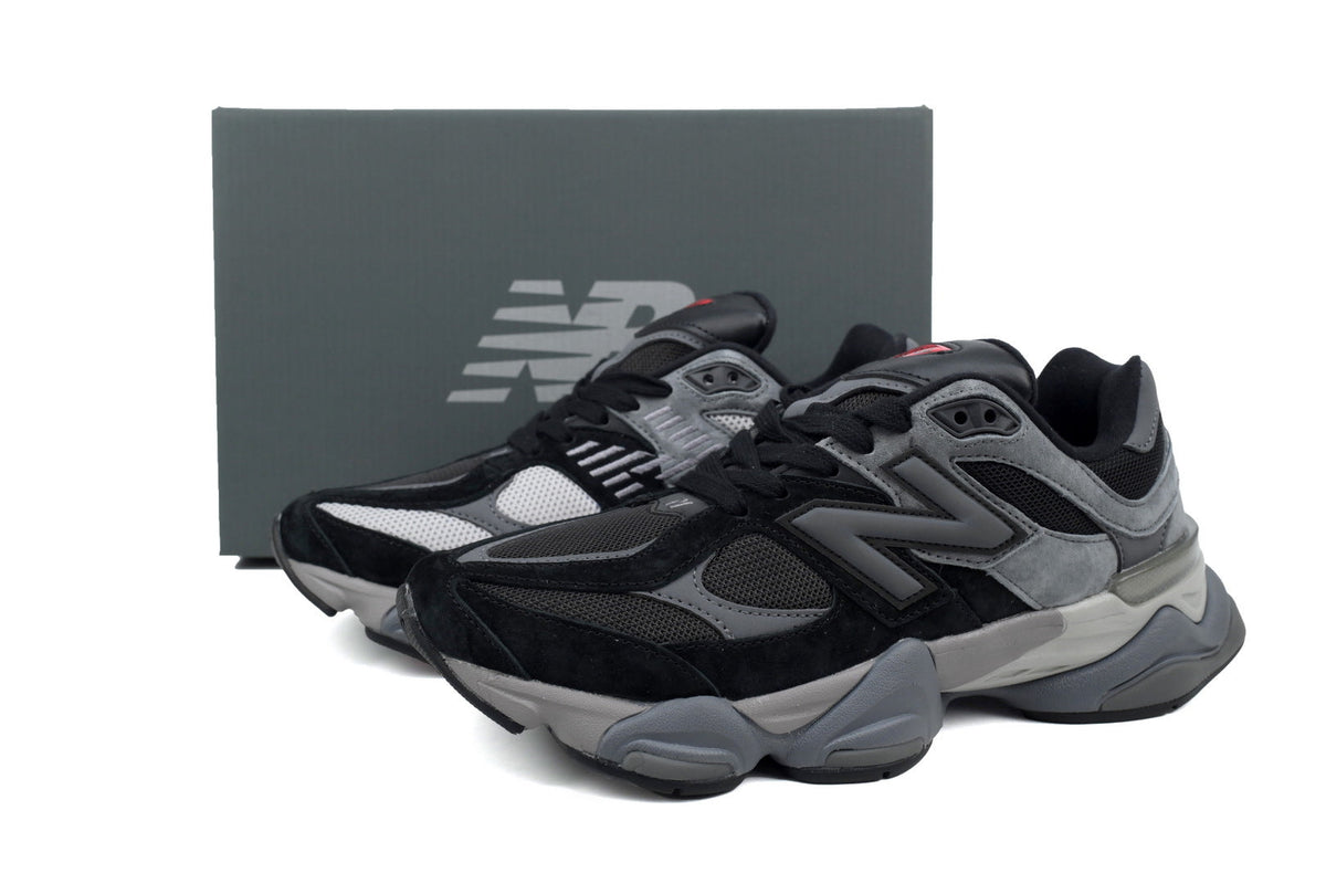 New Balance 9060 Women's & Men's Chunky Retro Sneakers - Black & Grey