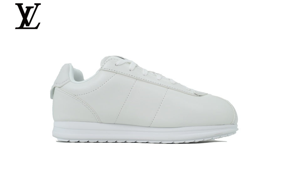 Louis Vuitton shoes for man  women Low-Top Leather Sneakers - White