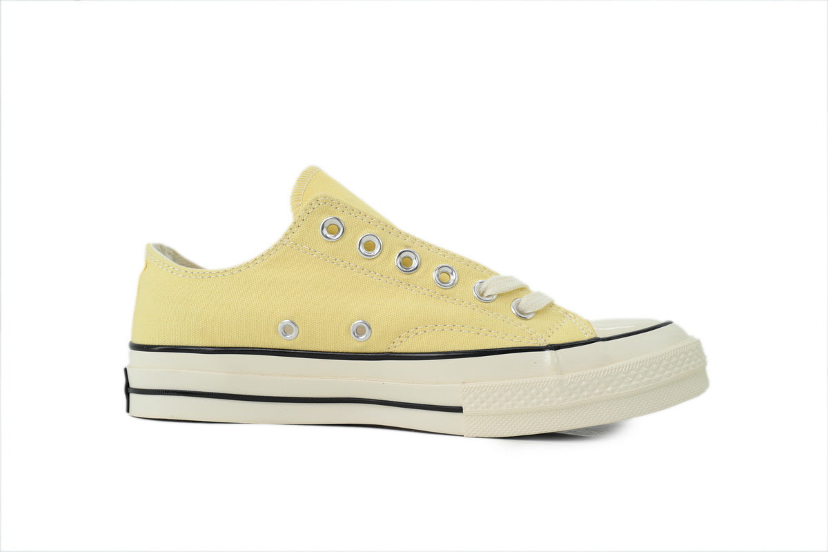 Converse Chuck 70 Women's Men's Shoes | Pale Yellow Low-Top Canvas Sneakers
