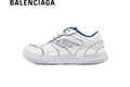 Balenciaga Skate men's shoes  women sneakers in White and Blue