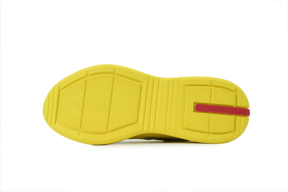 Prada America's Cup Sneakers slip ons womens  prada designer mens shoes yellow