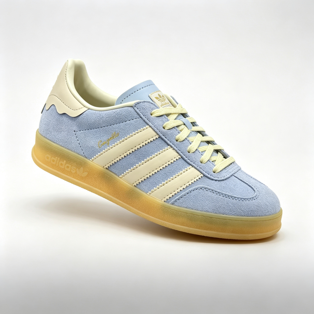 adidas samba  women's shoes  men's samba sneakers adidas samba Blue / Cream'