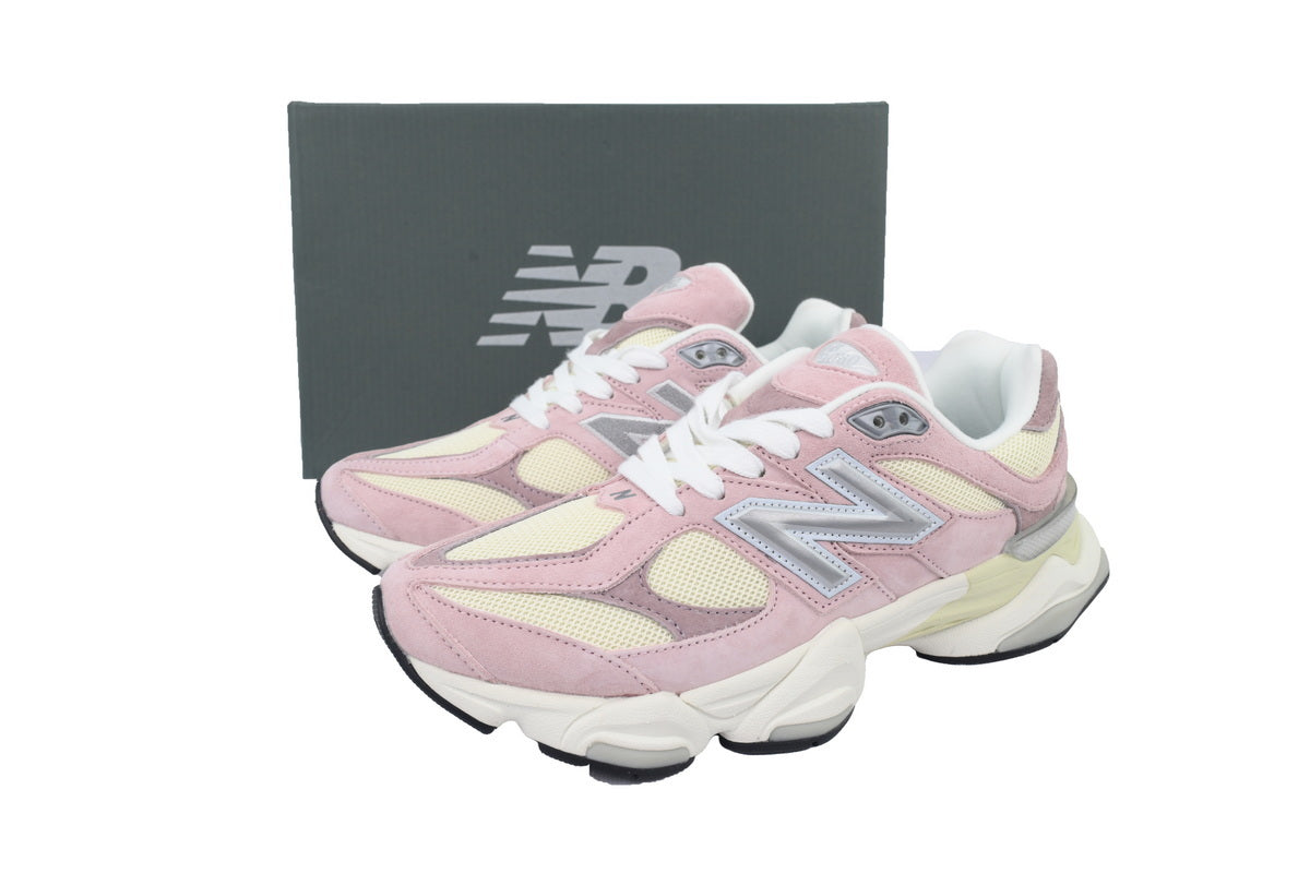 New Balance 9060 Women's & Men's Pink & Cream Chunky Retro Sneakers