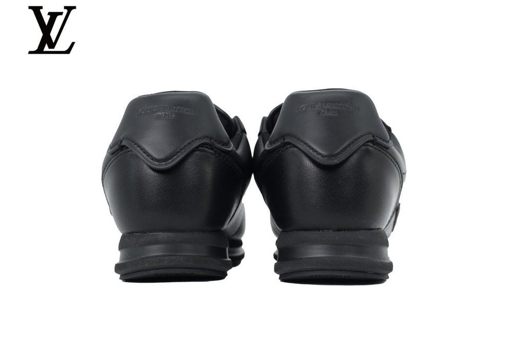 Louis Vuitton shoes for man  women Low-Top Leather Sneakers - Black