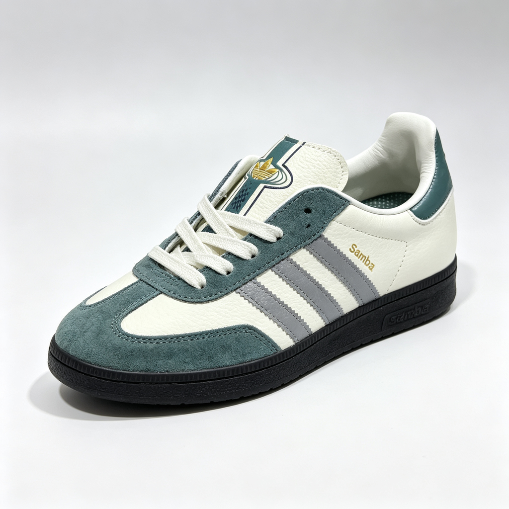 adidas samba  women's shoes  men's samba sneakers adidas samba OG 'Off-White / Green / Grey'