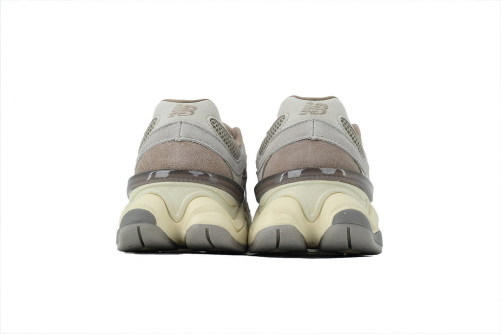 New Balance 9060 Women's & Men's Taupe Grey & Cream Chunky Retro Sneakers