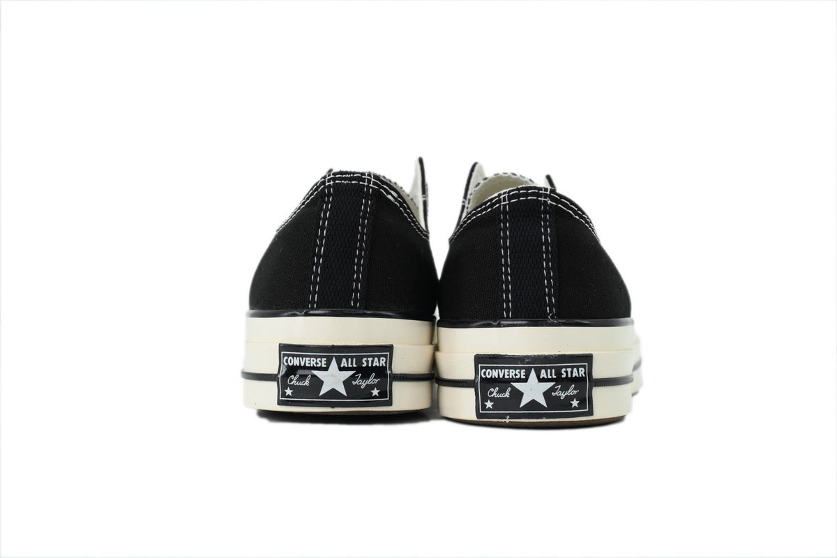 Converse Chuck 70 Women's Men's Shoes | Black Low-Top Canvas Sneakers