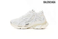 Balenciaga Runner Mid men's shoes  women sneakers White Distressed
