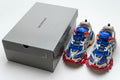 Balenciaga men's shoes Track Sneaker  balenciaga runners  White and Blue