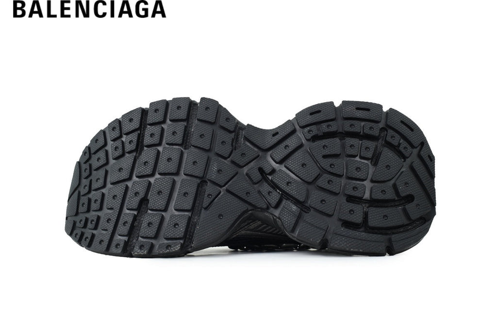 Balenciaga Track men's shoes  women sneakers - Black with Chain Detail