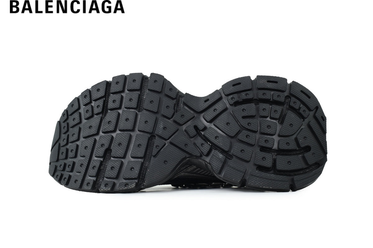Balenciaga Track men's shoes  women sneakers - Black with Chain Detail