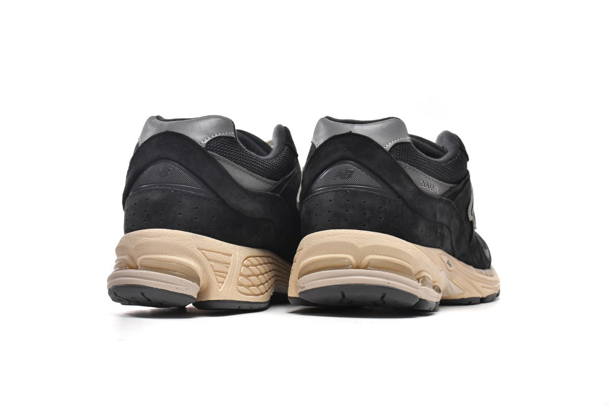 New Balance 2002R Women's & Men's Black & Cream Retro Lifestyle Sneakers