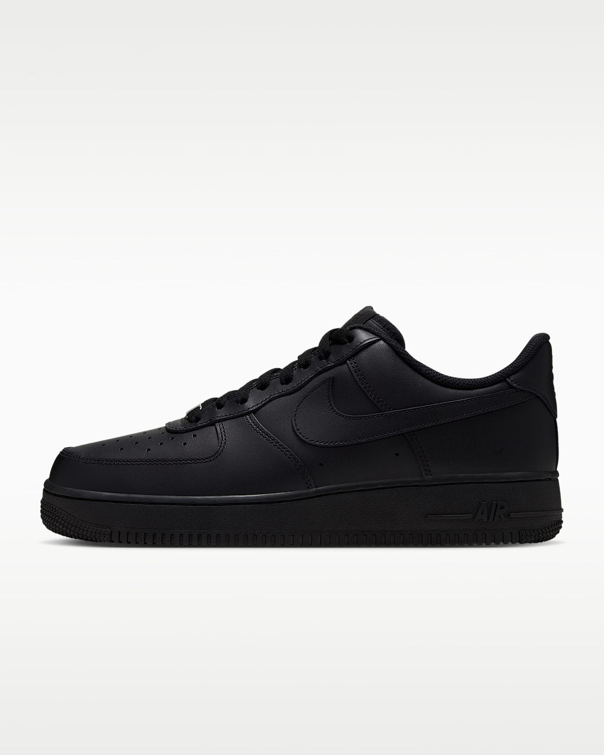 Nike Air Force 1 '07 Triple Black Sneakers mens low top shoes