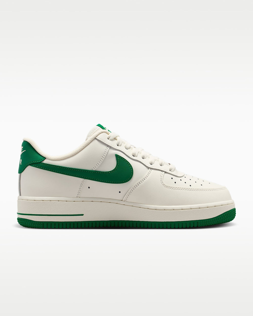 Nike Air Force 1 '07 Sail and Malachite Green Sneakers mens low top shoes