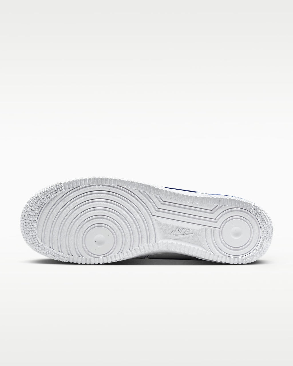 Nike Air Force 1 '07 White Blue Contrast Stitching Sneakers mens low top shoes