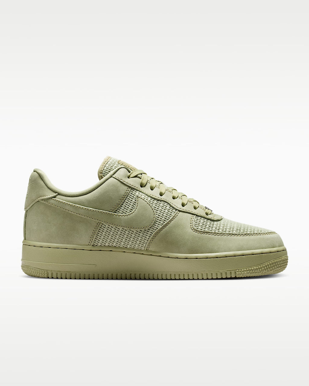 Nike Air Force 1 '07 Olive Aura Mesh Sneakers mens low top shoes