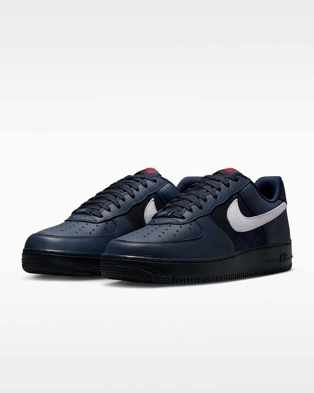 Nike Air Force 1 '07 Obsidian White and Black Sneakers mens low top shoes