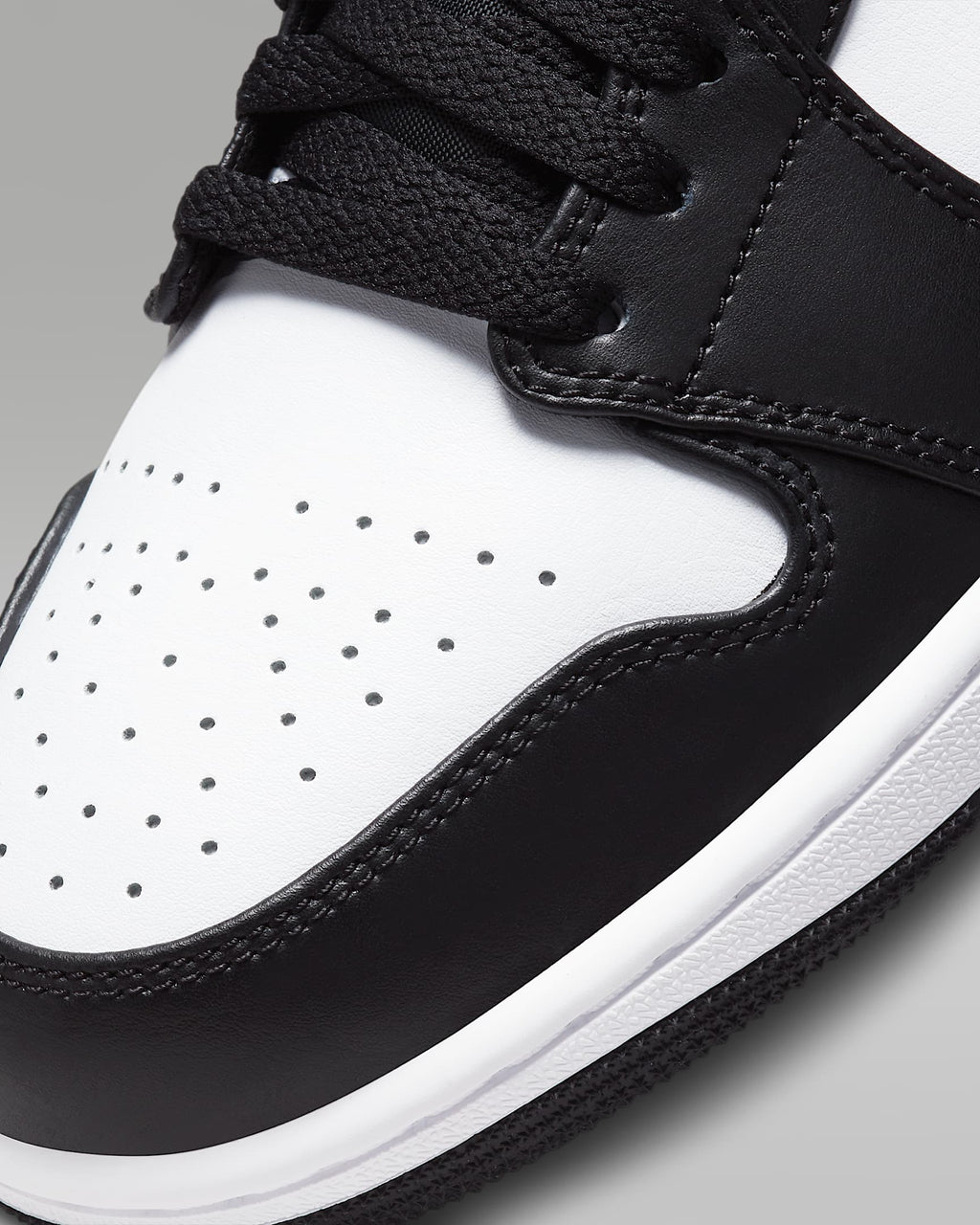 nike mens low top shoes Air Jordan 1 Low OG Black White Grey Swoosh Leather Sneakers