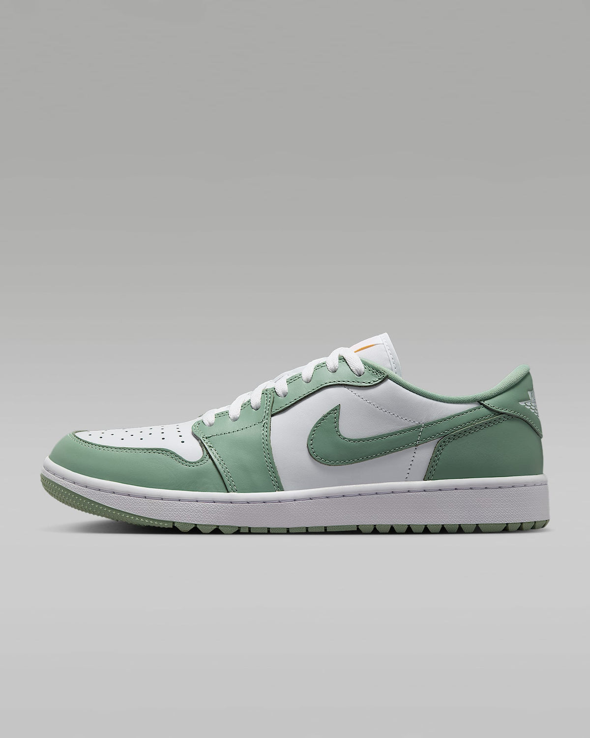 nike mens low top shoes Air Jordan 1 Low OG White Jade Green Leather Sneakers