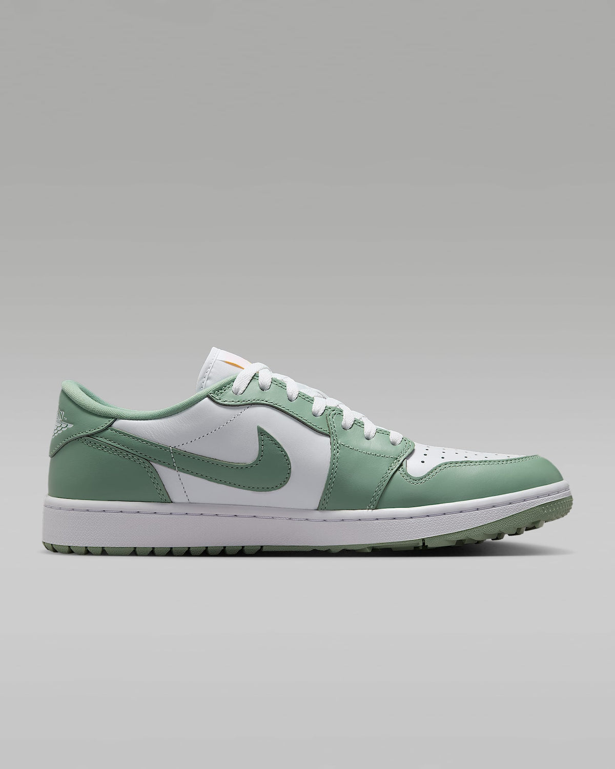 nike mens low top shoes Air Jordan 1 Low OG White Jade Green Leather Sneakers