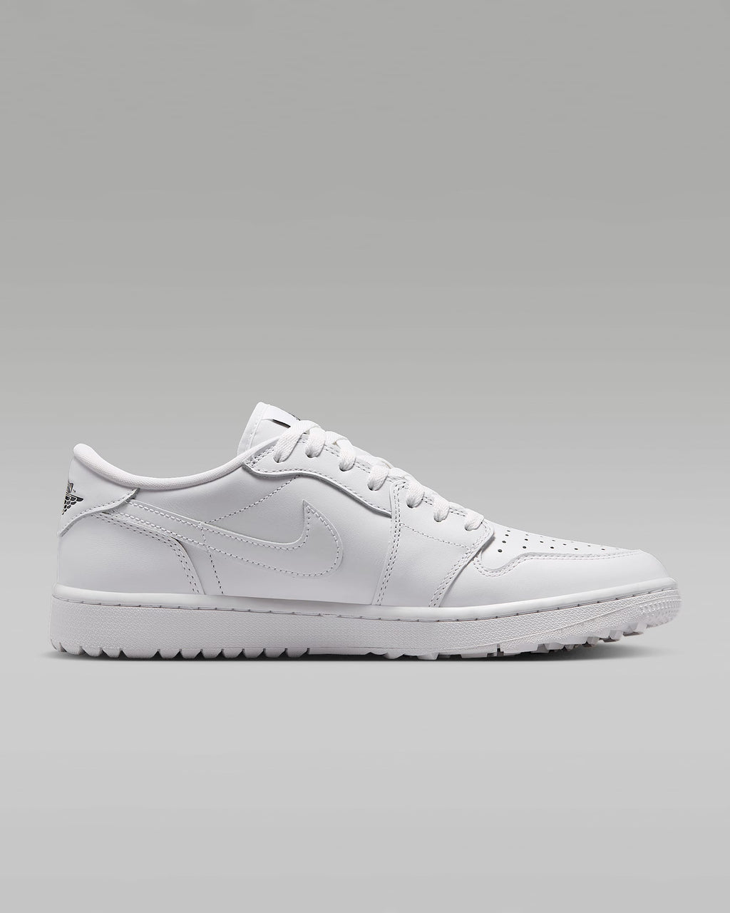 nike mens low top shoes Air Jordan 1 Low G Golf Triple White Sneakers