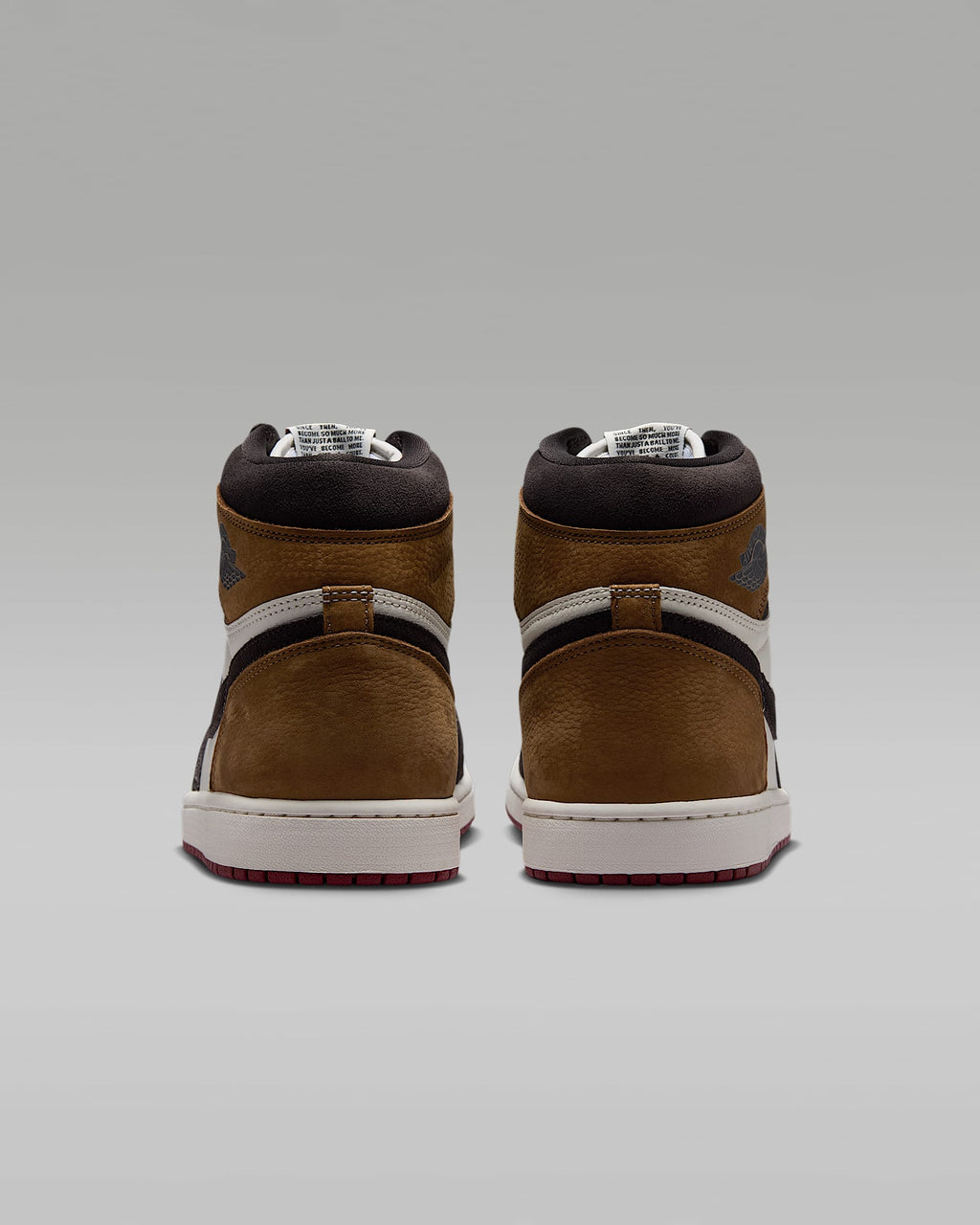 nike shoes for men Air Jordan 1 High OG Sail Black Ochre Red Outsole Leather Sneakers