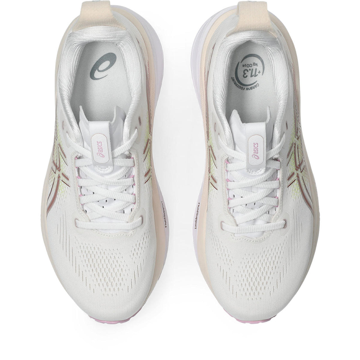 Asics  shoes  neutral running shoes mens  sneakers Gel-Kayano 33 White / Dusty Rose