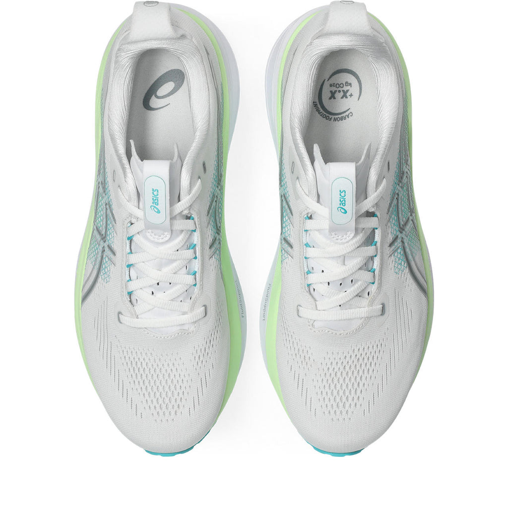 Asics  shoes  neutral running shoes mens  sneakers Gel-Kayano 33 White / Mint Green