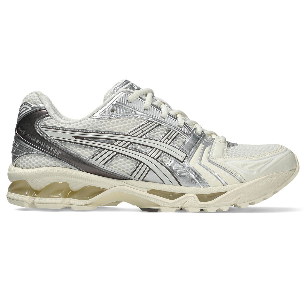 Asics  shoes  neutral running shoes mens  sneakers Gel-Kayano 14 Cream / Metallic Silver / Dark Taupe