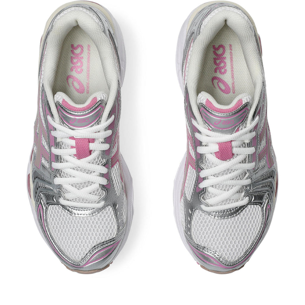 Asics  shoes  neutral running shoes mens  sneakers Gel-Kayano 14 White / Metallic Silver / Pink