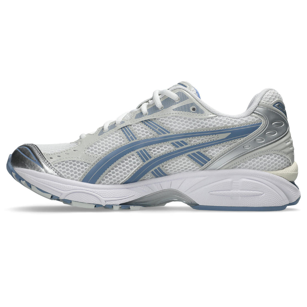 Asics  shoes  neutral running shoes mens  sneakers Gel-Kayano 14 White / Metallic Silver / Dusty Blue