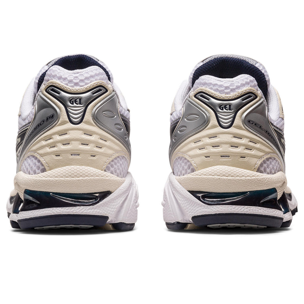 Asics  shoes  neutral running shoes mens  sneakers Gel-Kayano 14 White / Cream / Metallic Silver / Navy