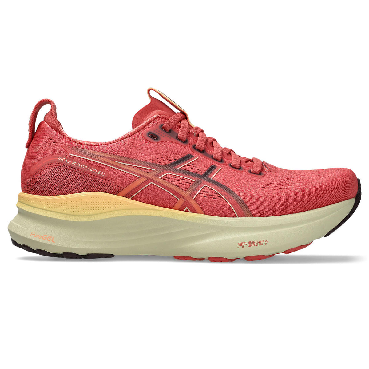 Asics  shoes  neutral running shoes mens  sneakers Gel-Kayano Red / Olive / Beige