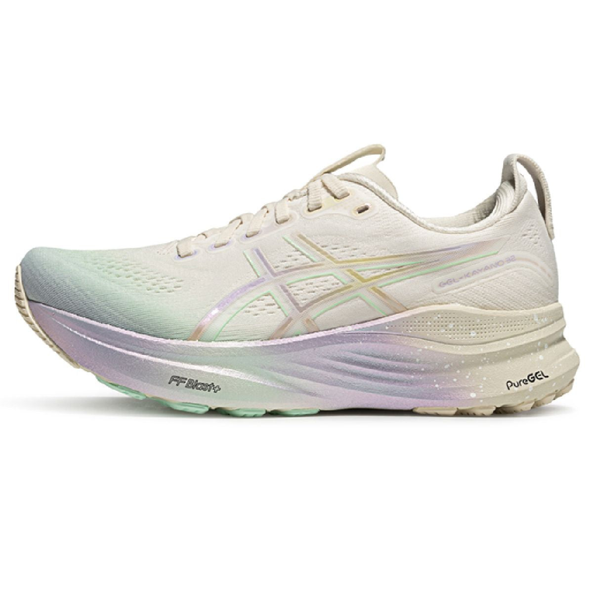 Asics  shoes  neutral running shoes mens  sneakers Gel-Kayano 32 Cream / Iridescent Pastel