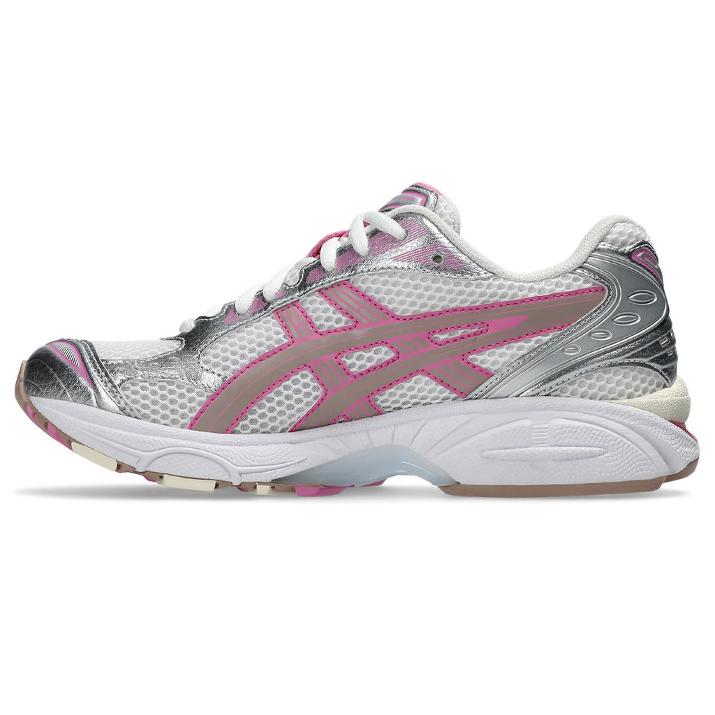 Asics  shoes  neutral running shoes mens  sneakers Gel-Nimbus 9 White / Silver / Pink