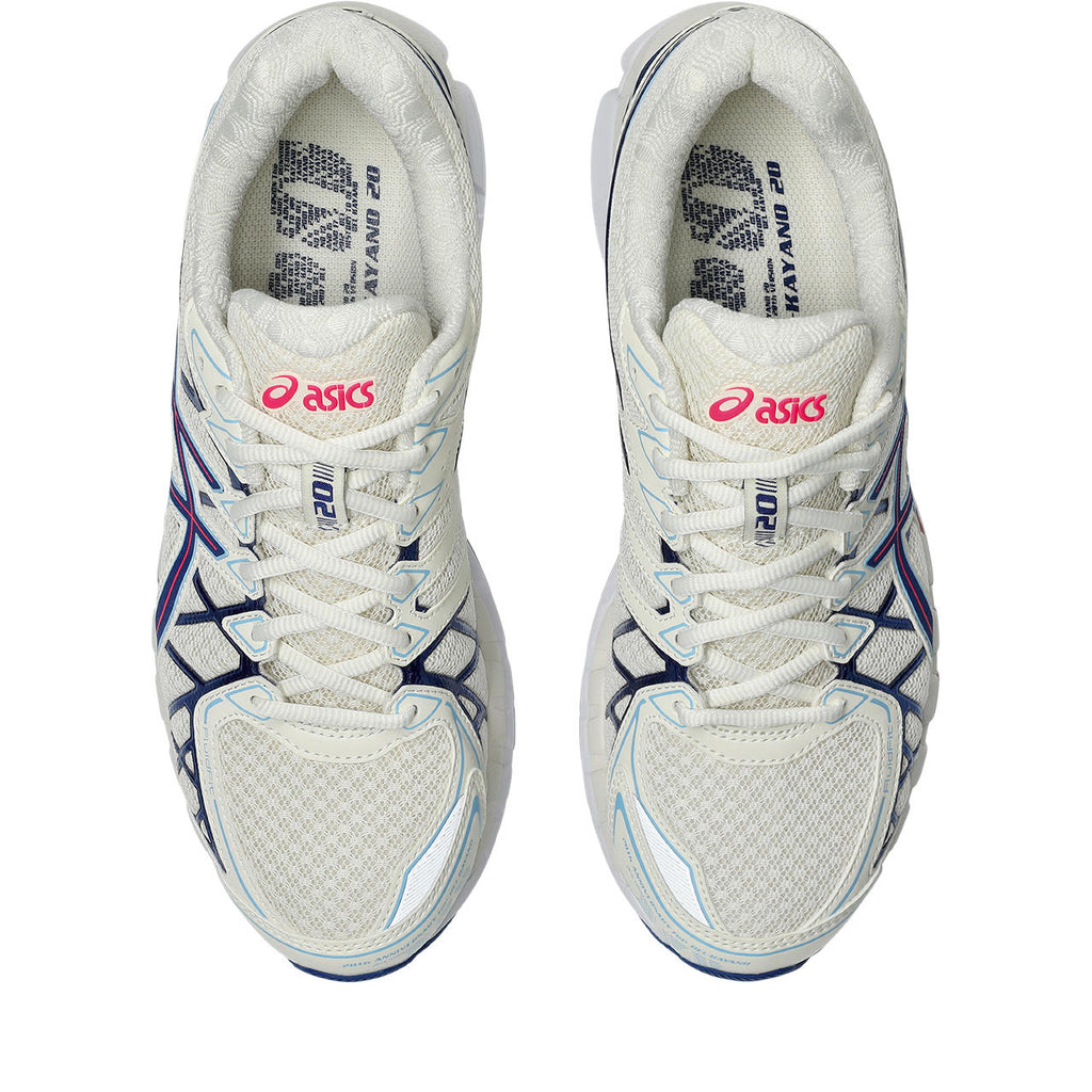 Asics  shoes  neutral running shoes mens  sneakers Gel-Kayano 20 Cream / Navy / Light Blue