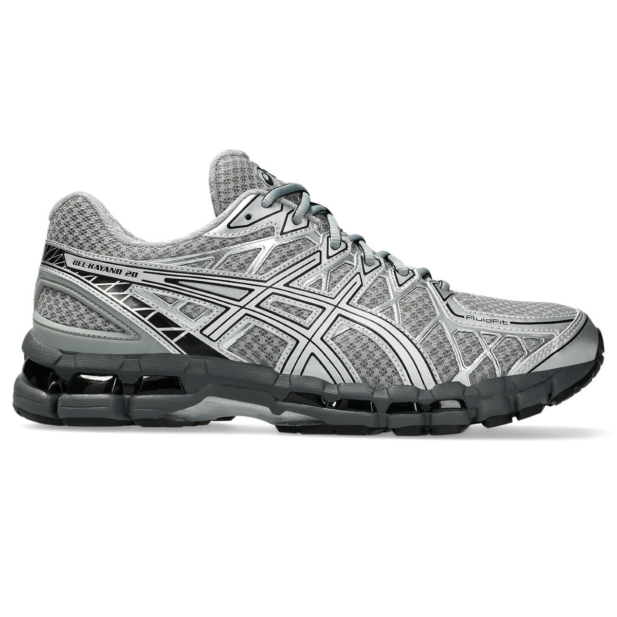 Asics  shoes  neutral running shoes mens  sneakers Gel-Kayano 20 Silver / Gray / Black