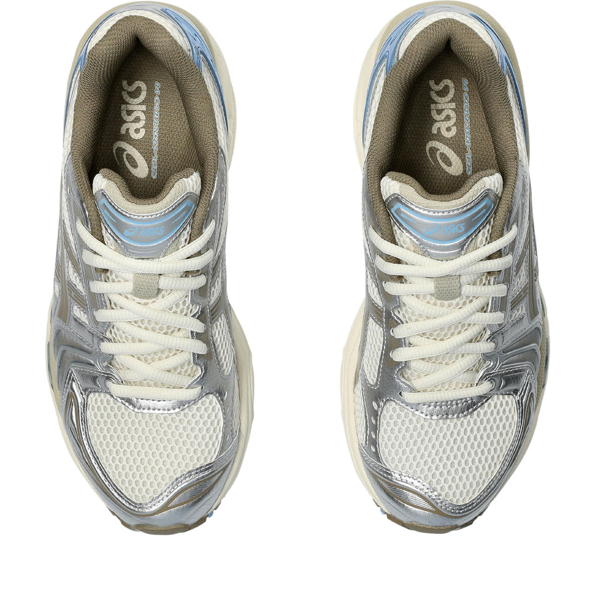 Asics  shoes  neutral running shoes mens  sneakers Gel-Nimbus 9 Silver / Cream / Brown / Blue