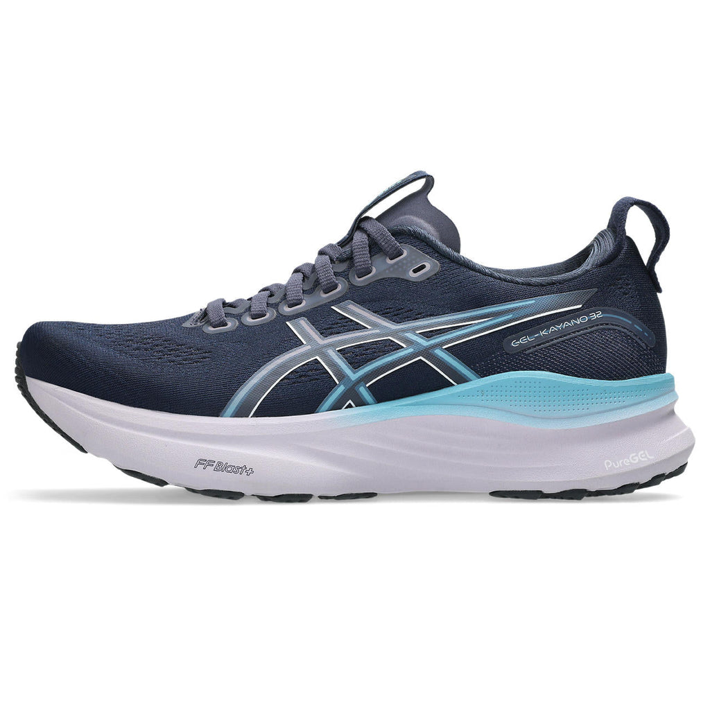 Asics  shoes  neutral running shoes mens  sneakers Gel-Kayano 32 Navy / Sky Blue / White