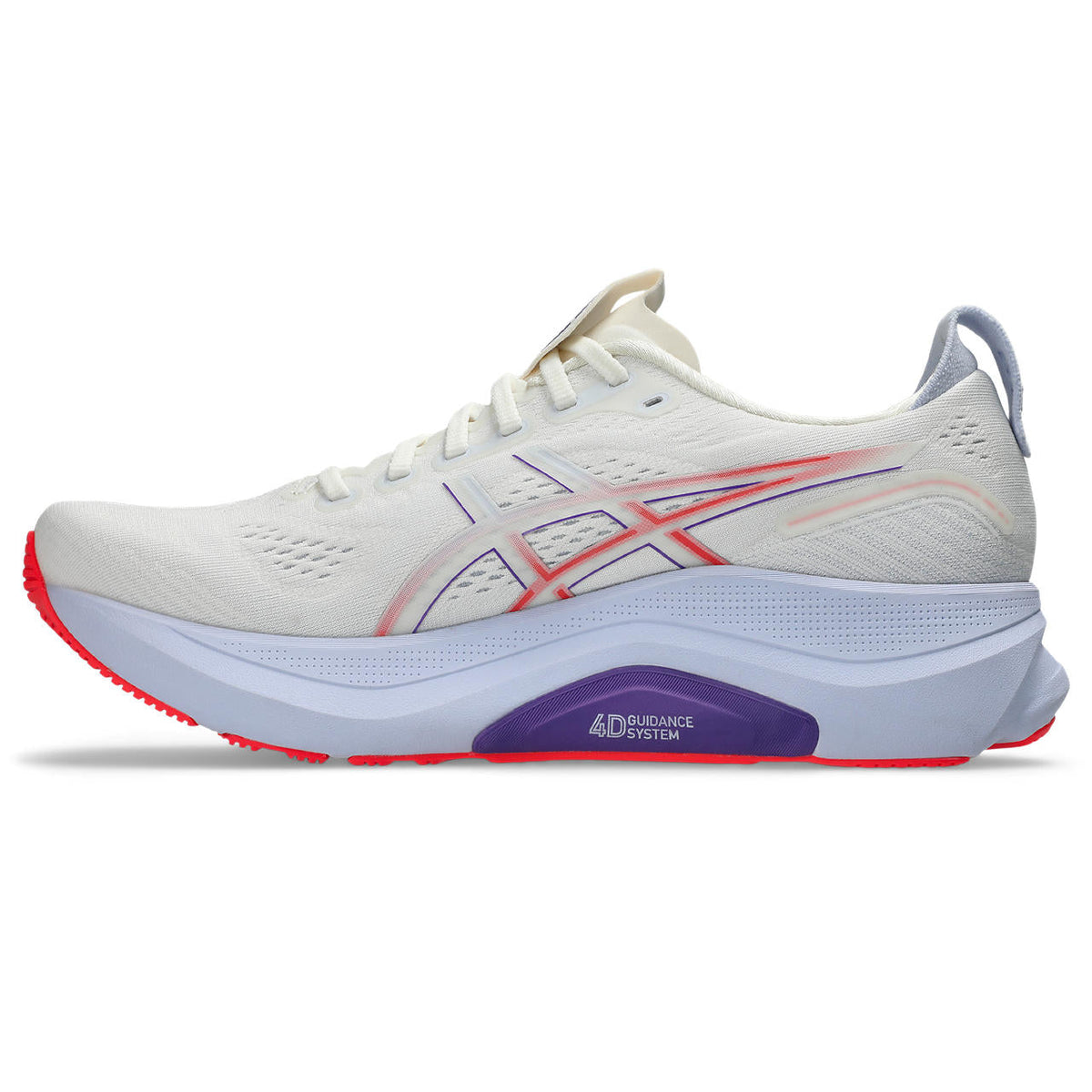 Asics  shoes  neutral running shoes mens  sneakers Gel-Kayano 32 Off-White / Purple / Red