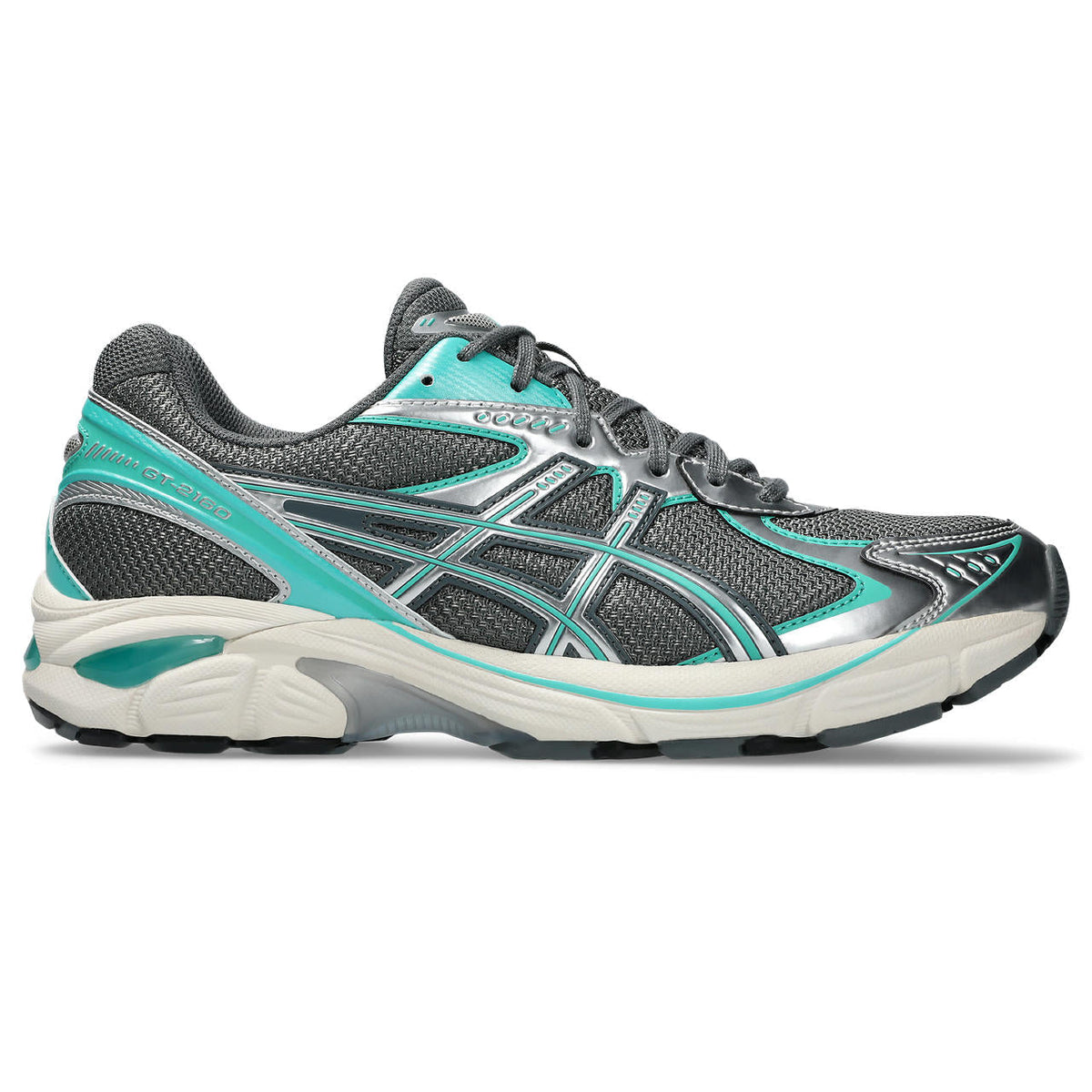 Asics  shoes  neutral running shoes mens  sneakers GT-2160 Dark Gray / Silver / Turquoise